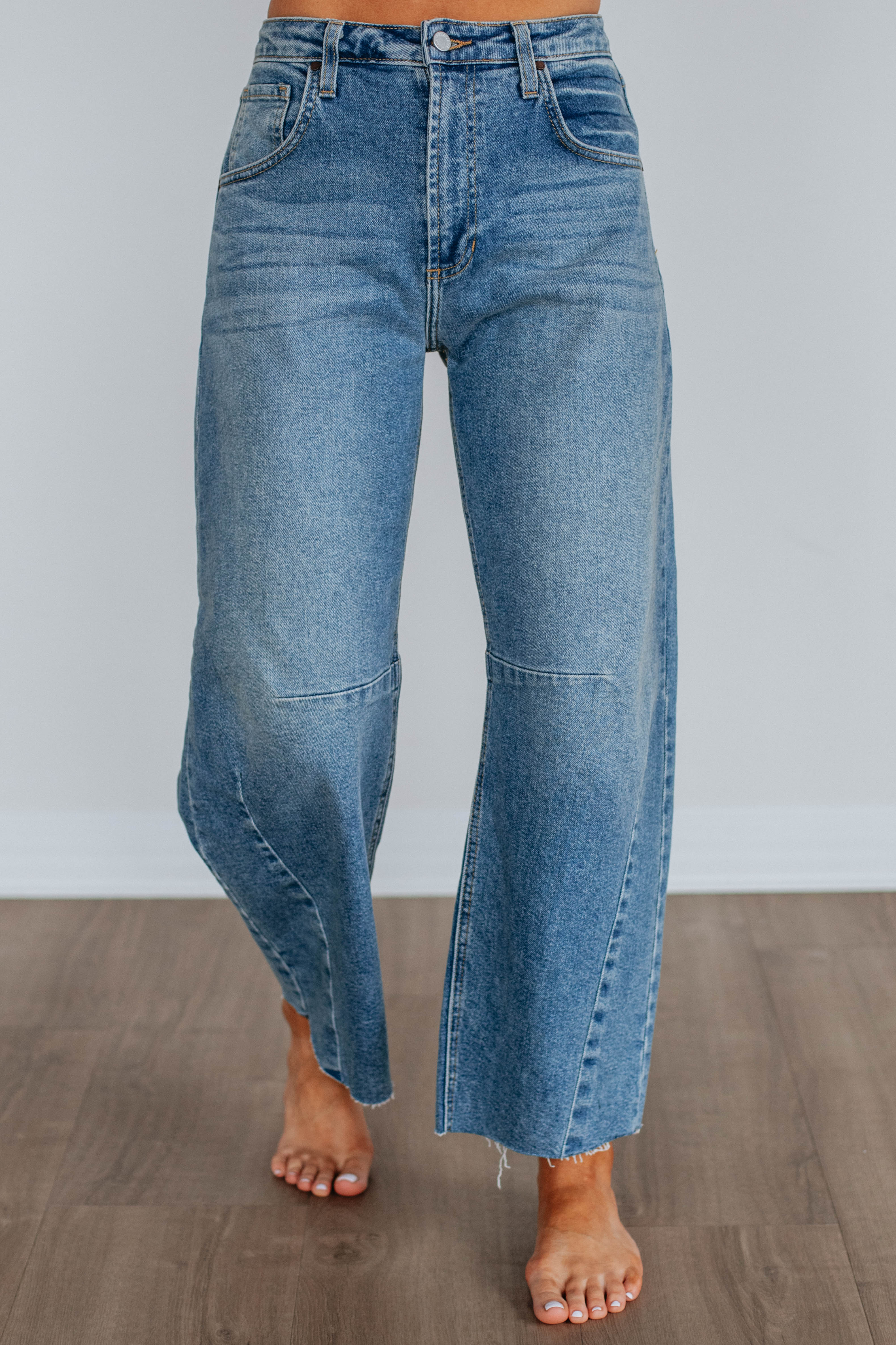 Beatrix JBD Jeans for Women - Medium Wash Denim Jeans | Comfortable & Stylish for Casual Wear, Office & Everyday Outfits