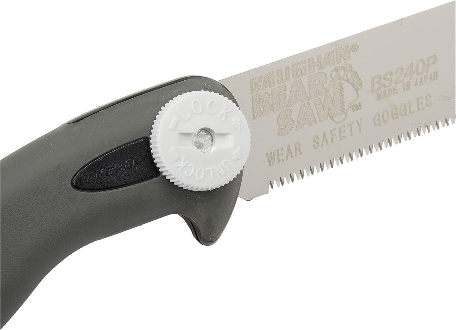 VAUGHAN Bear Saw BS240P - Tri-Edge Teeth Hand Saw with Interchangeable Blade (VN56950) - Perfect for Woodworking, Carpentry, and DIY Home Projects