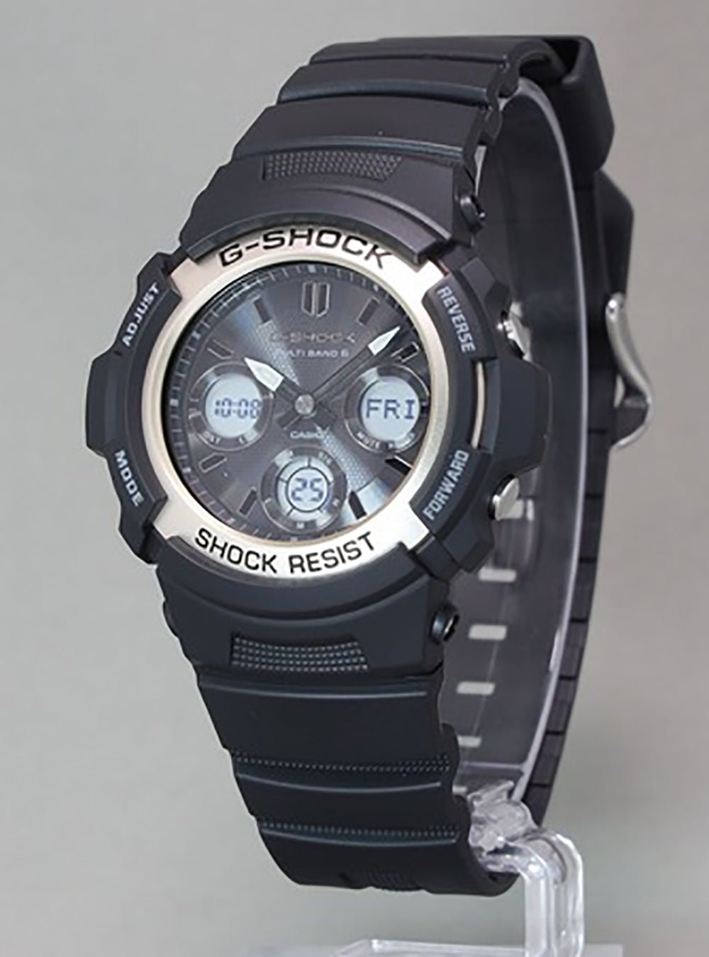 CASIO G-Shock AWG-M100SF-1A6JR Analog-Digital Shock-Resistant Watch - JDM Fire Package | Perfect for Outdoor Adventures, Sports & Military Use