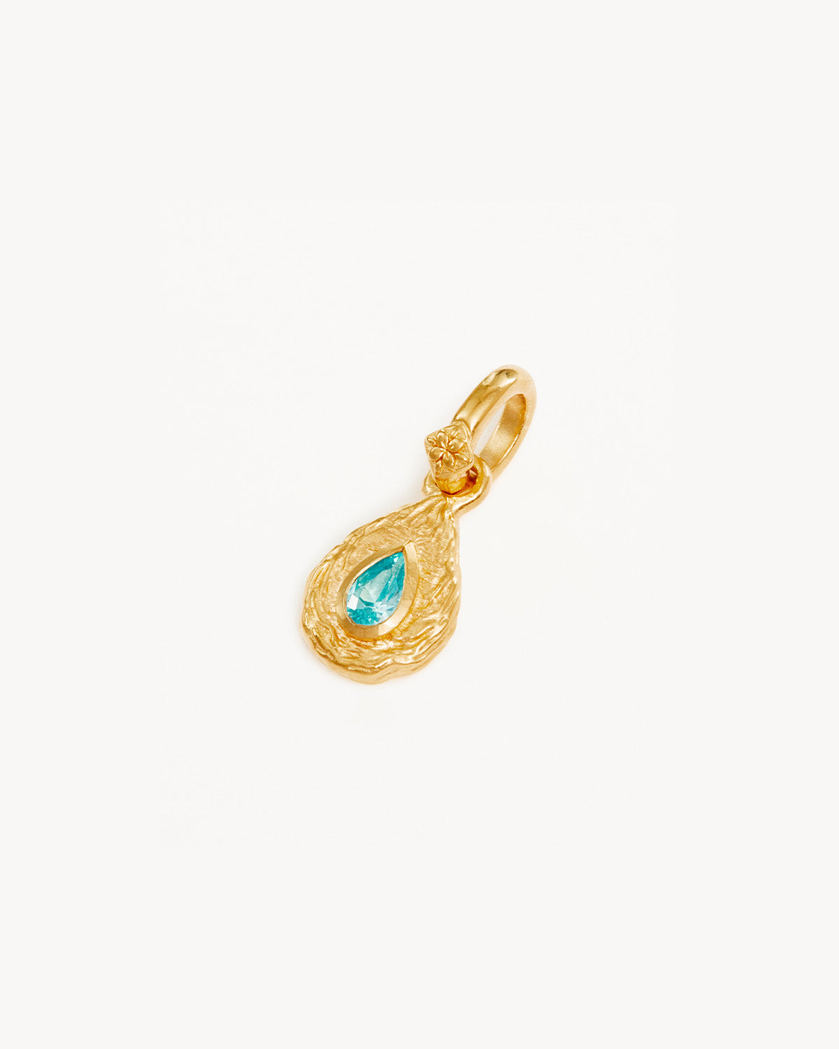 18K Gold Vermeil Birthstone Pendant Necklace - December Birthstone Jewelry for Women, Personalized Gift for Her, Perfect for Christmas & Anniversary Presents