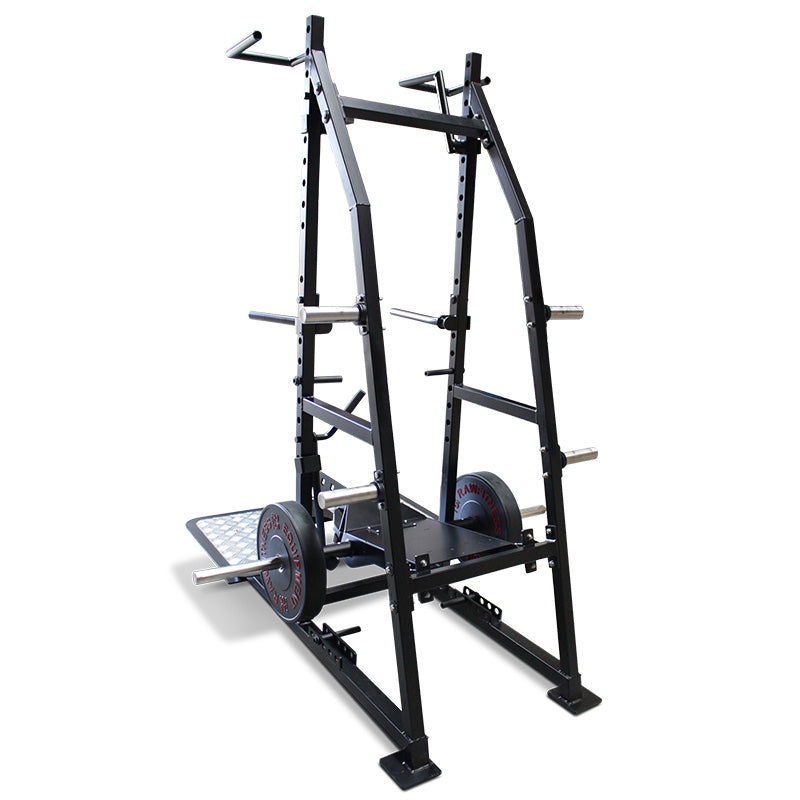 Best Belt Squat Machine for Home Gym - Heavy Duty Leg Workout Equipment for Strength Training & Powerlifting | Perfect for Squats, Deadlifts & Lower Body Exercises