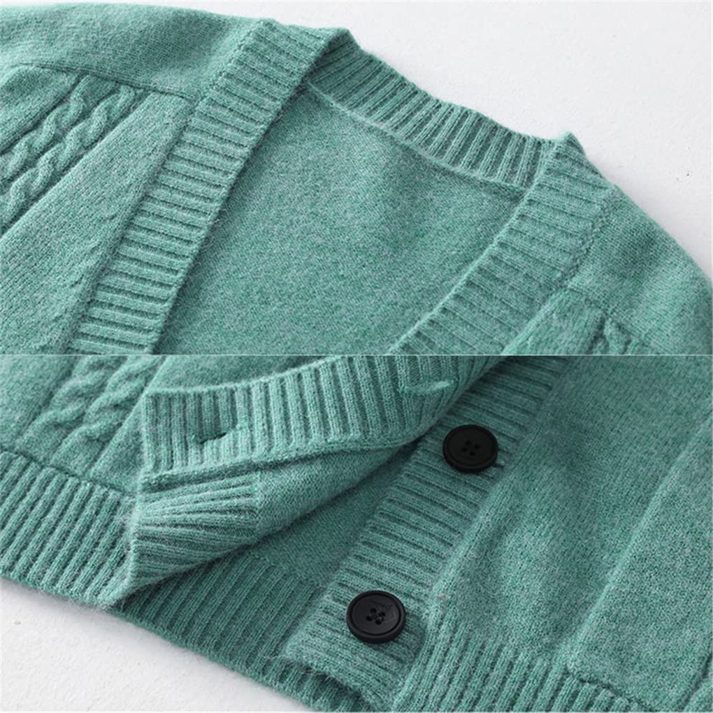 Women's Knitted Cardigans - Casual Loose Sweater Coat for Office & Autumn Wear | Elegant Short Cardigan for Work, Date & Everyday Outfits