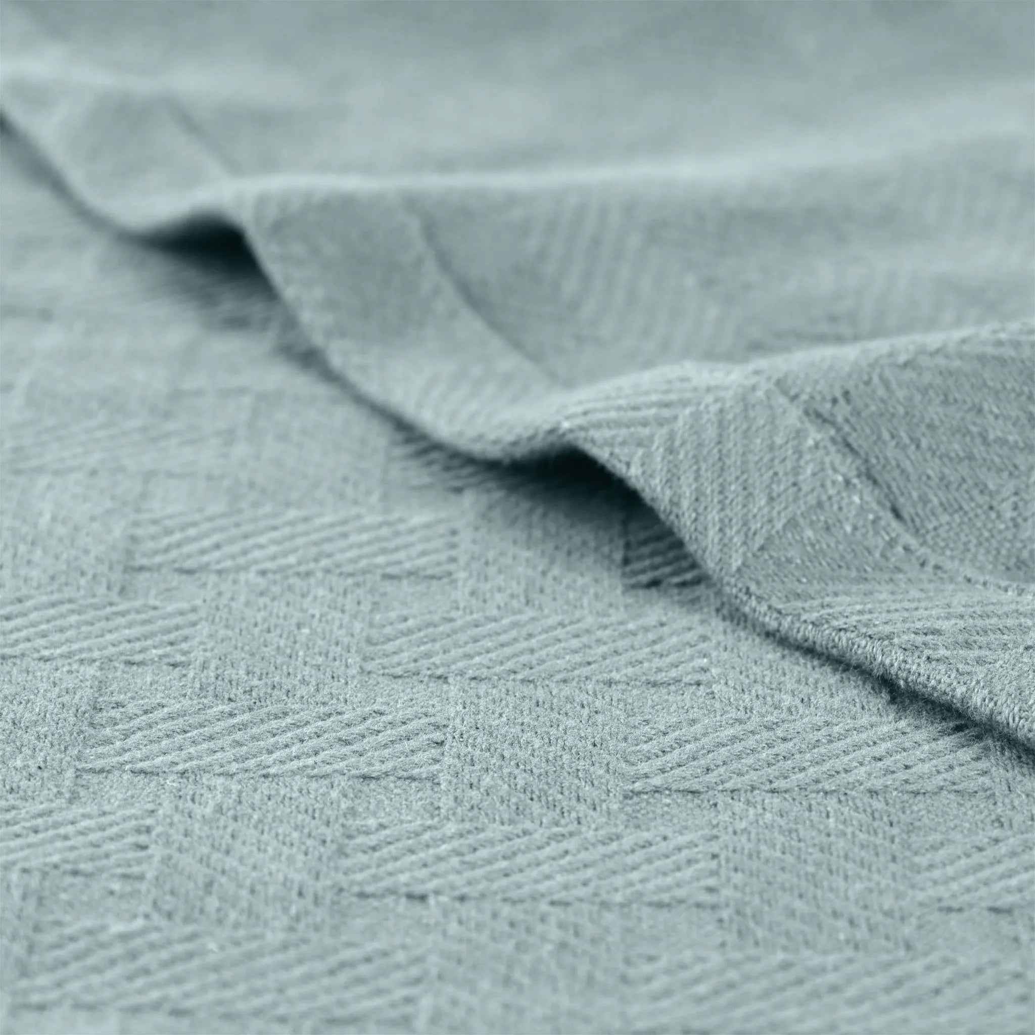 Farmhouse Basketweave Cotton Blanket - All Season Soft & Cozy Throw for Bed, Couch, and Outdoor Use - Perfect for Home Decor, Camping, and Gifts