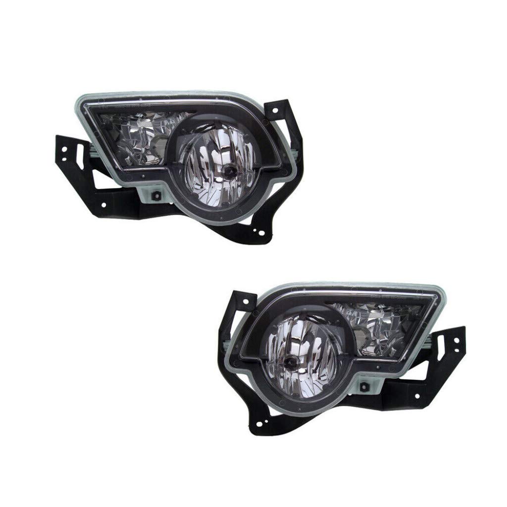 2002-2006 Chevy Avalanche 1500 Fog Lights Pair - Driver & Passenger Side with Body Cladding | Replacement for GM2592141 GM2593141 15040361 15040362 | Perfect for Night Driving & Off-Road Adventures