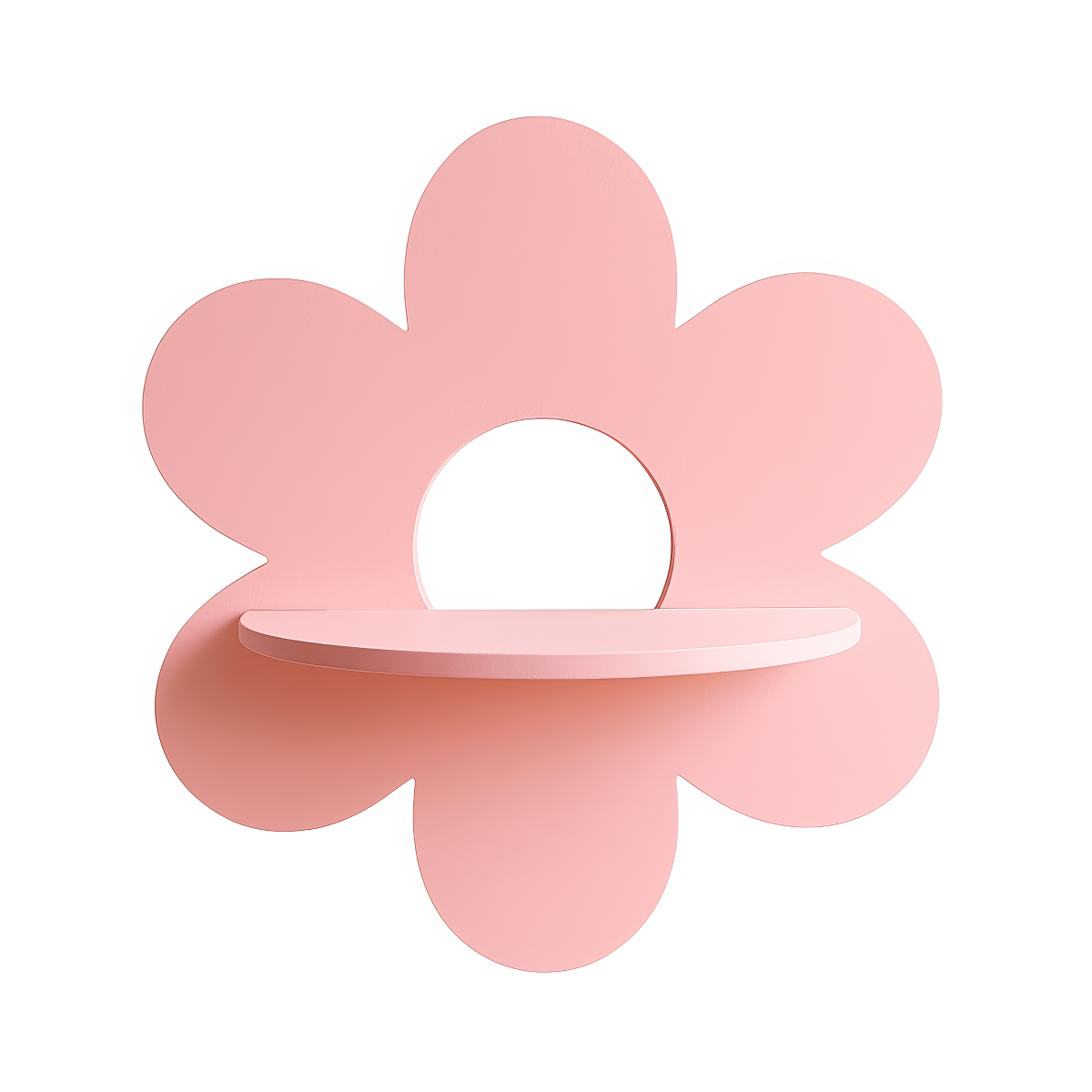 Pastel Flower Wall Shelf - Decorative Floating Shelf for Bedroom, Living Room & Bathroom - Perfect for Home Decor & Organizing Small Items