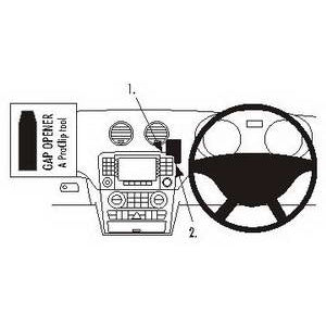 ClicOn No Holes Center Dash Mount for Mercedes Benz GL Class (2006-2012) & GLK Class (2006-2012) - Perfect for GPS, Phone Holders & Car Accessories Installation