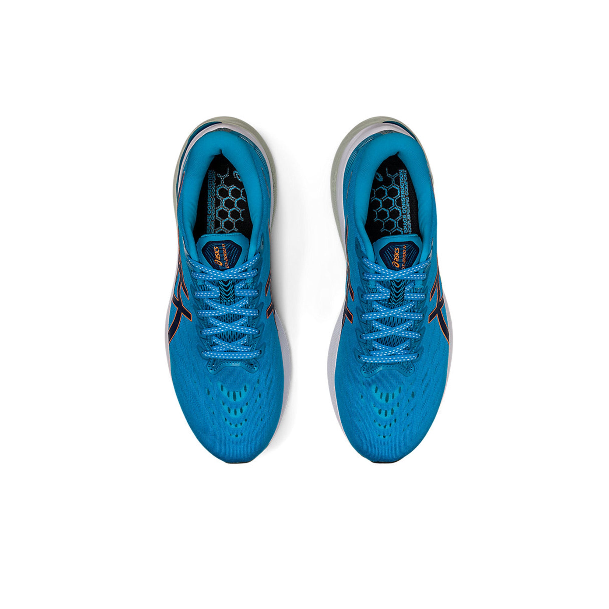 ASICS GT 2000 11 Running Shoes for Men - Island Blue/Indigo Blue - Lightweight Cushioned Sneakers for Road Running, Jogging & Gym Workouts