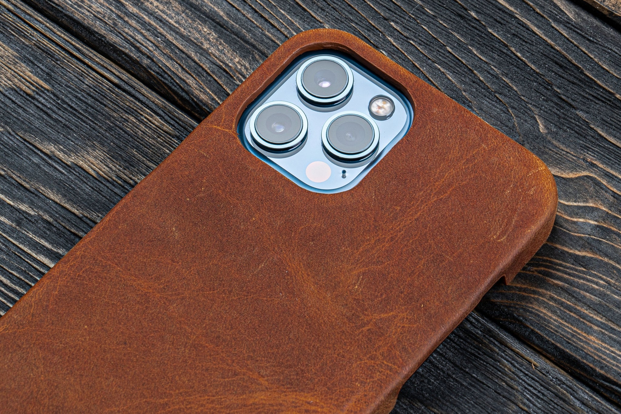 Premium Genuine Leather iPhone 12 Mini (5.4 inch) Case - MagSafe Compatible Protective Cover with Hard Back | Perfect for Work, Travel & Everyday Use