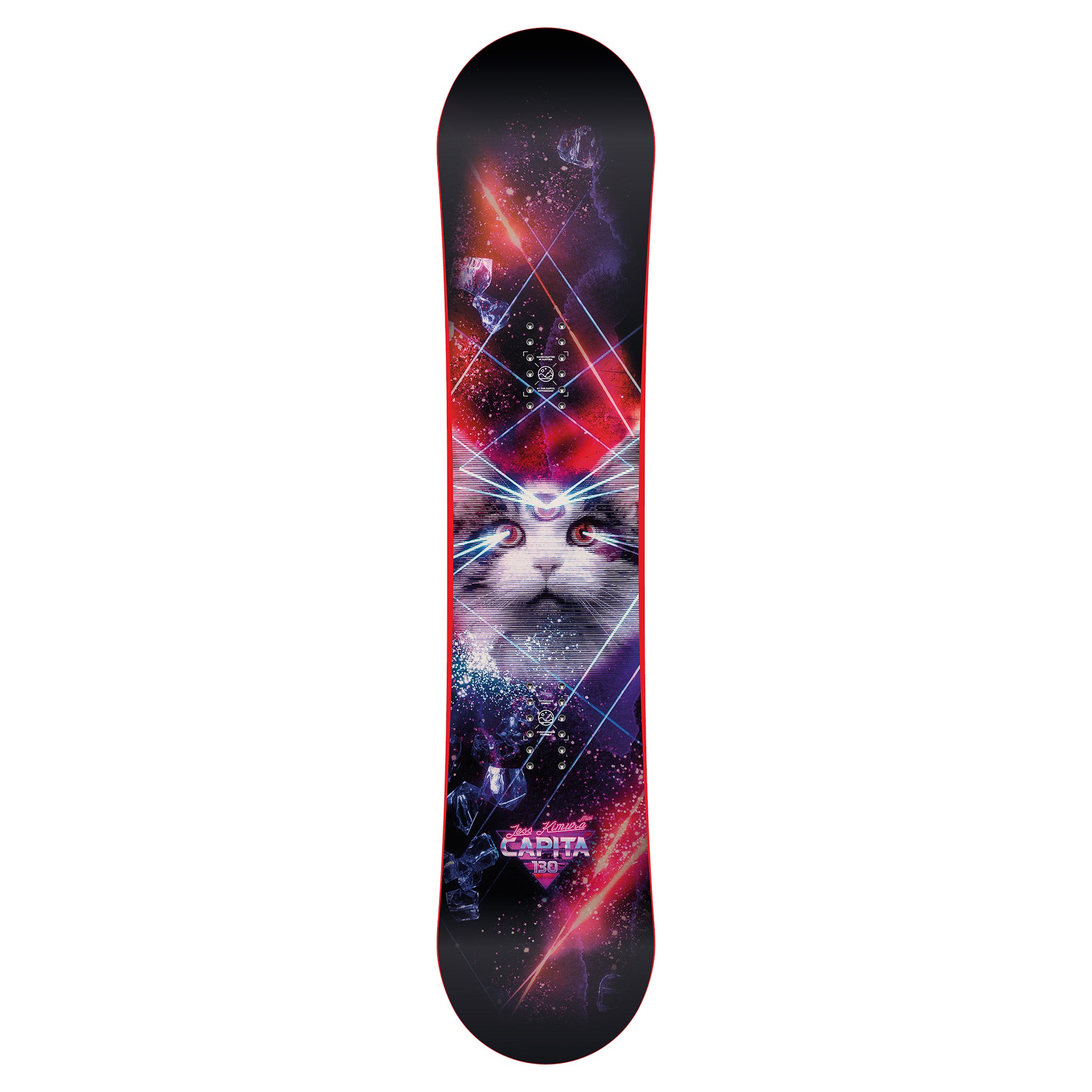 CAPiTA Jess Kimura Mini Snowboard 2025 - Kids & Youth Snowboard for Beginners | Perfect for Park Riding, Freestyle & Learning Snowboarding Skills