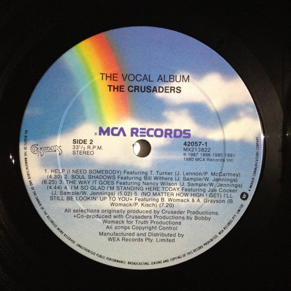 The Crusaders - The Vocal Album (LP, Vinyl Record, Compilation) - VG+ Condition | Jazz, Soul & Funk Music | Perfect for Collectors & Audiophiles