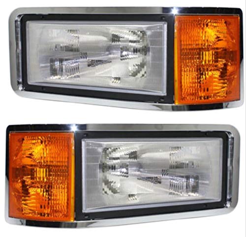 MACK CH Headlight Set - High Performance LED Headlights for Trucks & SUVs - Durable & Bright Replacement Lights for Night Driving & Off-Road Adventures
