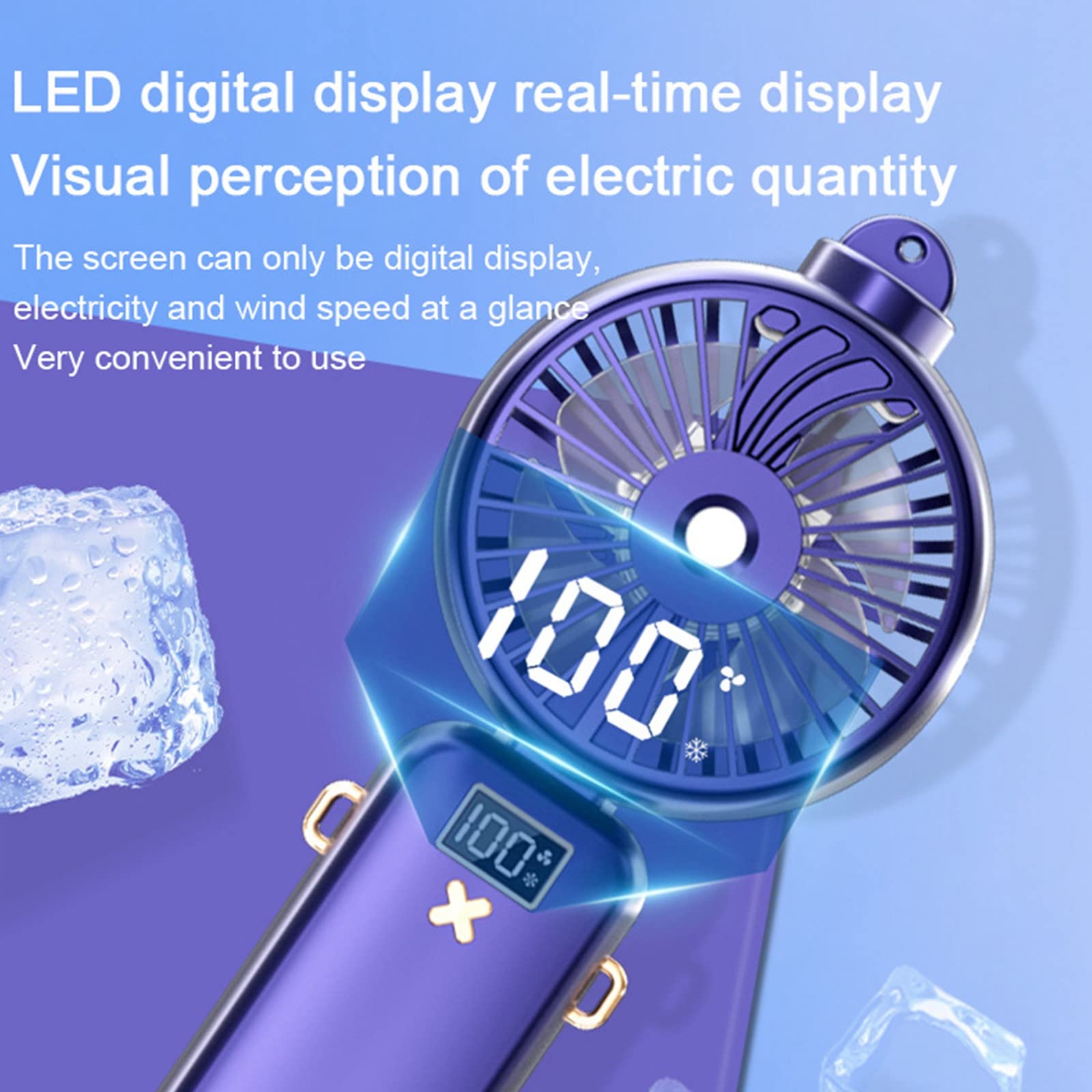 USB Rechargeable Neck Fan - Portable Personal Cooling Fan with 360° Airflow, Battery Operated for Indoor/Outdoor Use - Perfect for Office, Gym, Travel & Summer Activities (10.6x4.7x21.7cm)