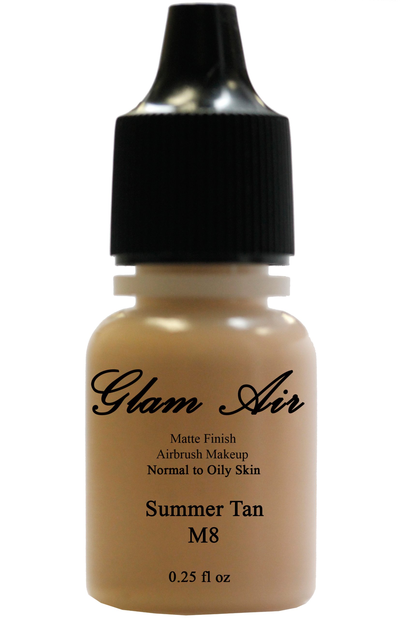 Glam Air Brush Foundation Makeup - Long Lasting Flawless Coverage for Natural Looking Skin (All Spice M12) | Perfect for Daily Wear, Special Occasions & Photo Shoots