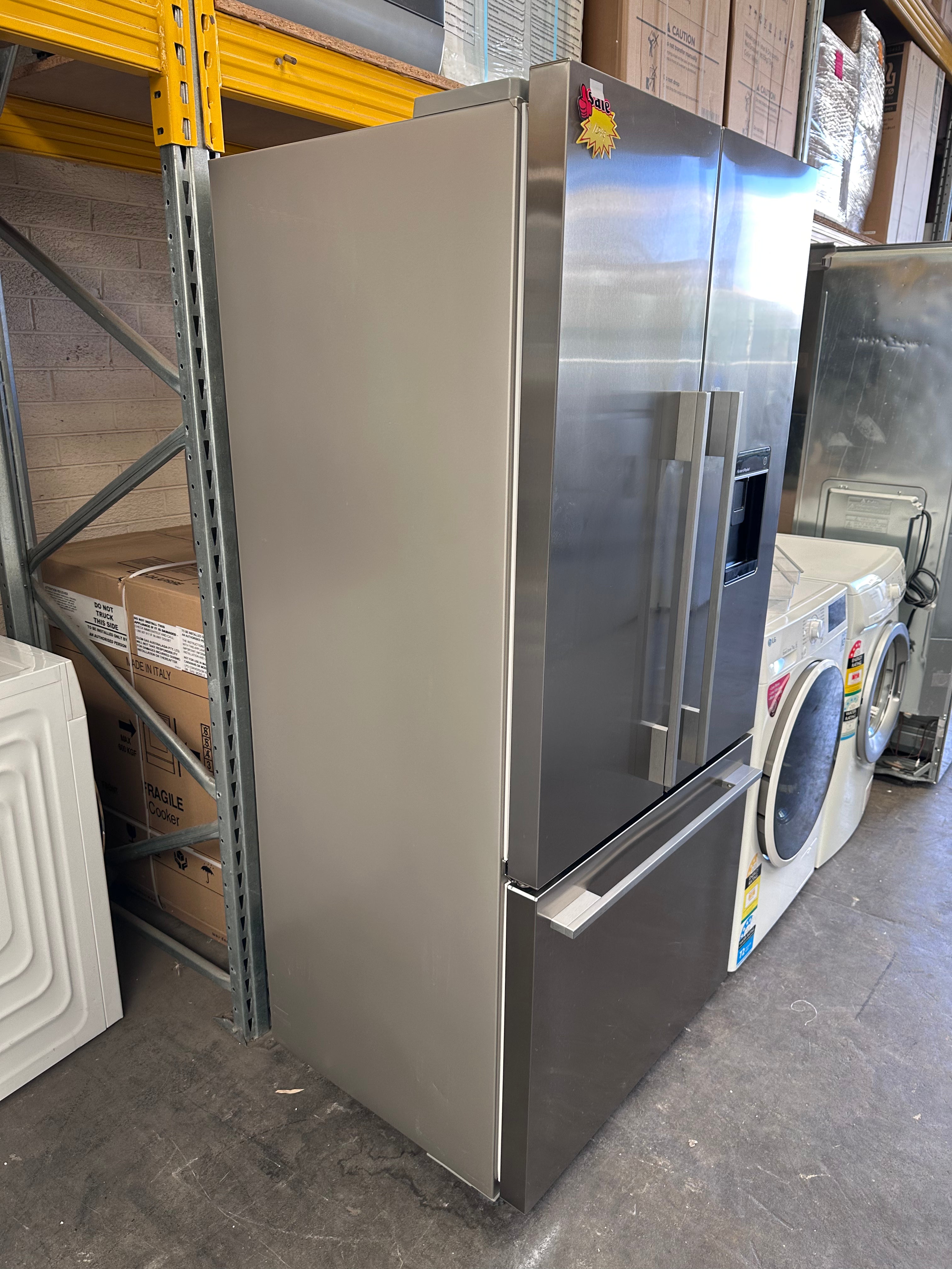 Fisher & Paykel 519L Stainless Steel French Door Refrigerator - Energy Efficient & Spacious [Certified Refurbished] for Modern Kitchens & Open-Plan Living Spaces