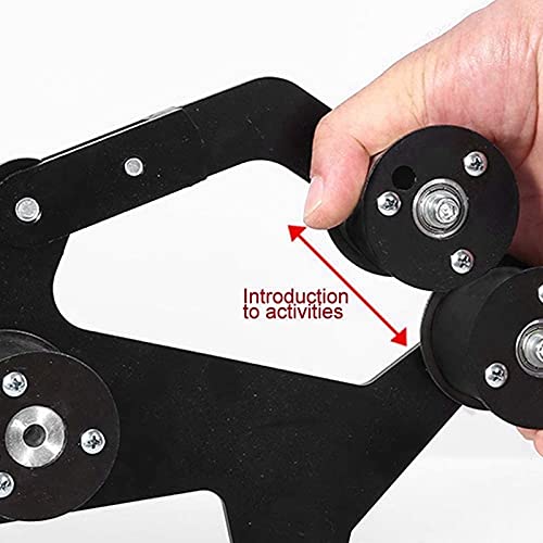 Angle Grinder Belt Sander Attachment Adapter with Cast Iron Bearing Support - M10 Size for Pipe & Tube Sanding | Perfect for Metalworking, Woodworking & DIY Home Projects