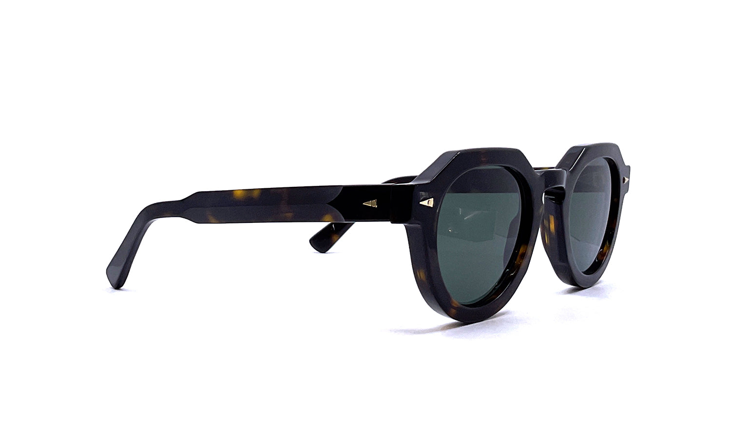 Ahlem Grenelle Sunglasses - Dark Tortoise Frame with UV Protection - Perfect for Outdoor Activities, Travel, and Fashion Accessories