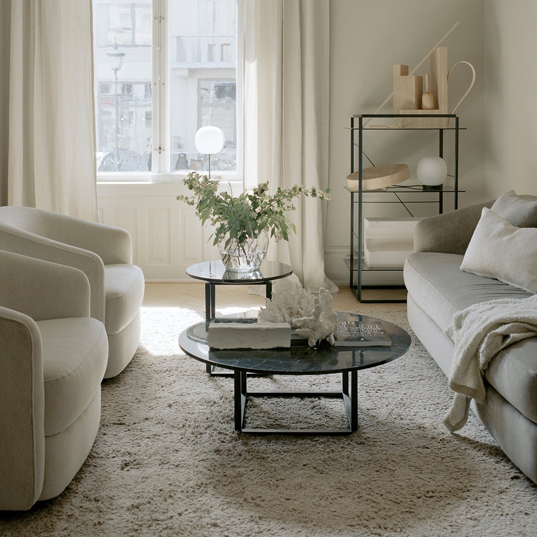 Modern Florence Coffee Table - Mid Century Style Living Room Furniture for Home Decor - Perfect for Living Room, Lounge & Office Spaces