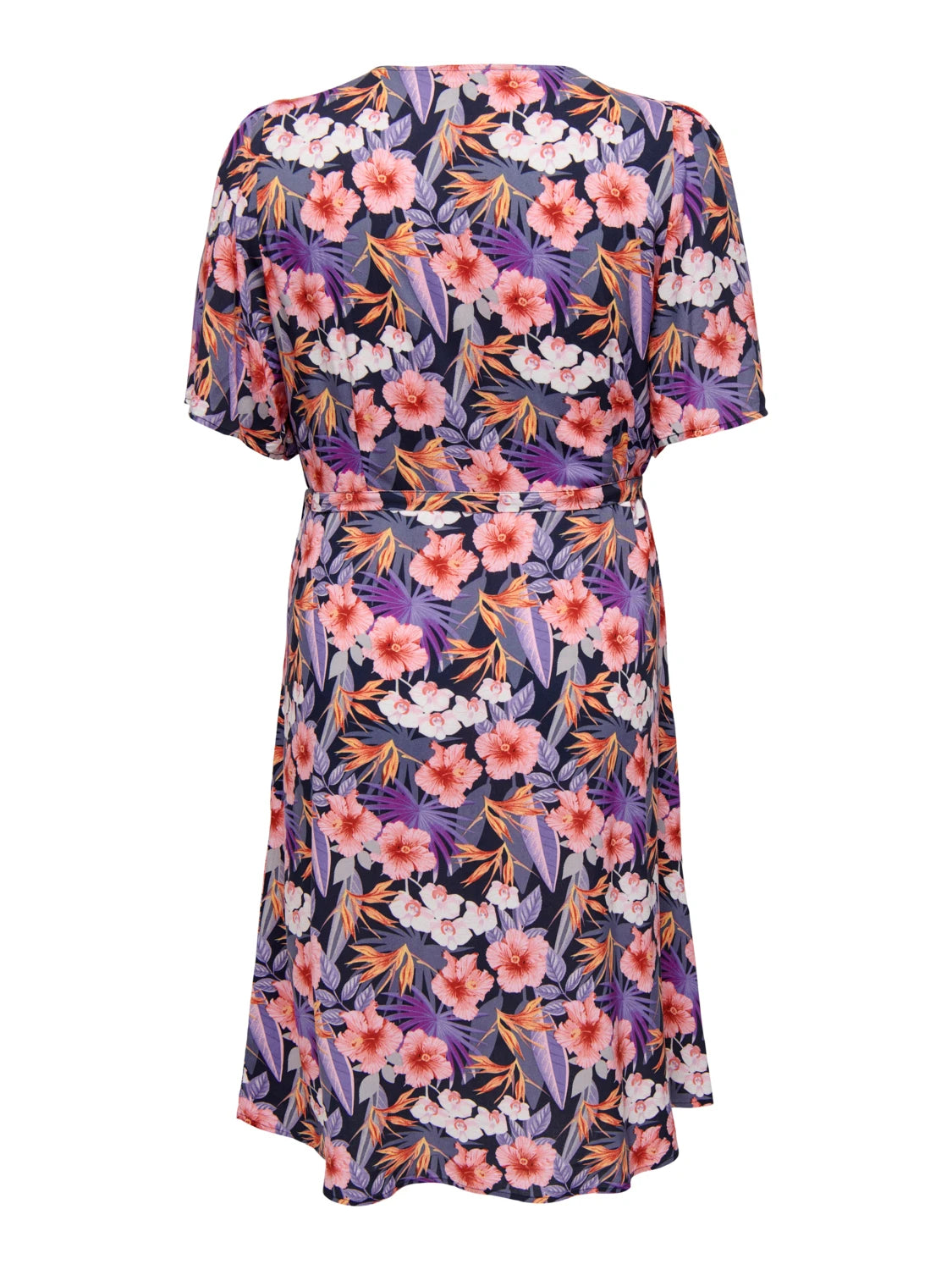 Ella Floral Print Summer Dress for Women - Elegant Hisbuscus Design, Comfortable & Breathable Fabric - Perfect for Beach Vacations, Parties & Casual Outings
