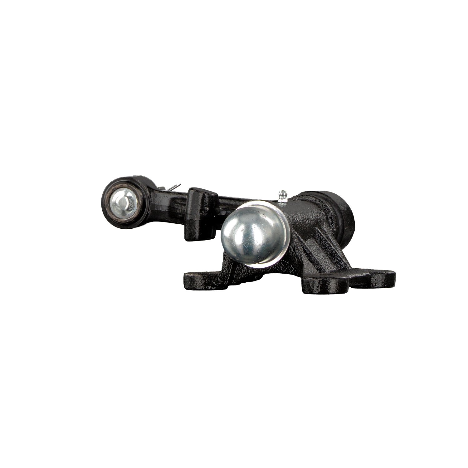 Febi Bilstein 43196 Idler Arm with Castle Nut, Cotter Pin & Grease Nipple - Heavy Duty Steering Component (Pack of 1) for Trucks, SUVs & Off-Road Vehicles