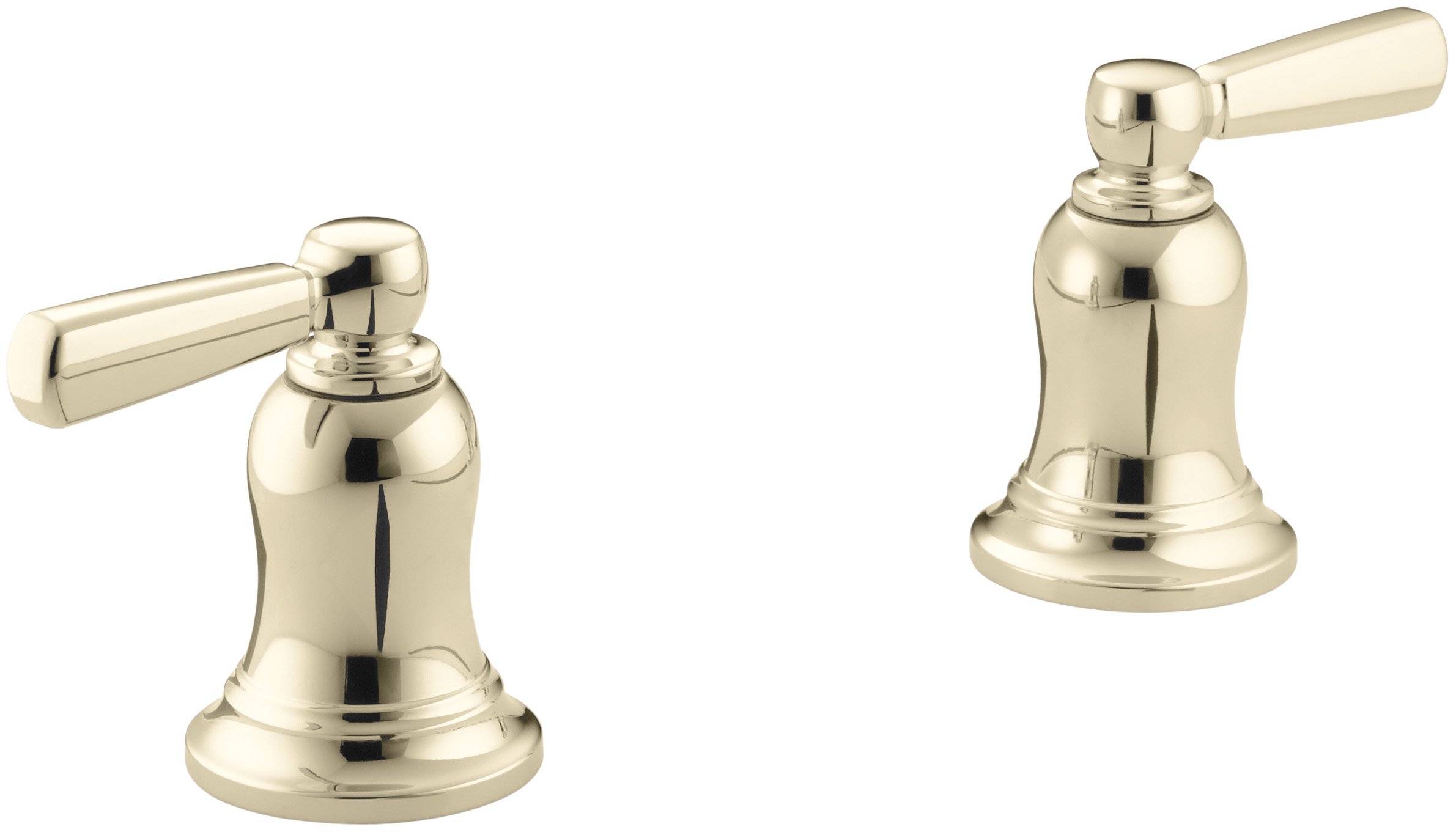 KOHLER K-T10587-4-AF Bancroft High-Flow Bath Valve Trim - Deck or Wall Mount, Metal Lever Handles, Vibrant French Gold Finish (Valve Sold Separately) - Perfect for Modern Bathroom Renovations and Luxury Spa Retreats