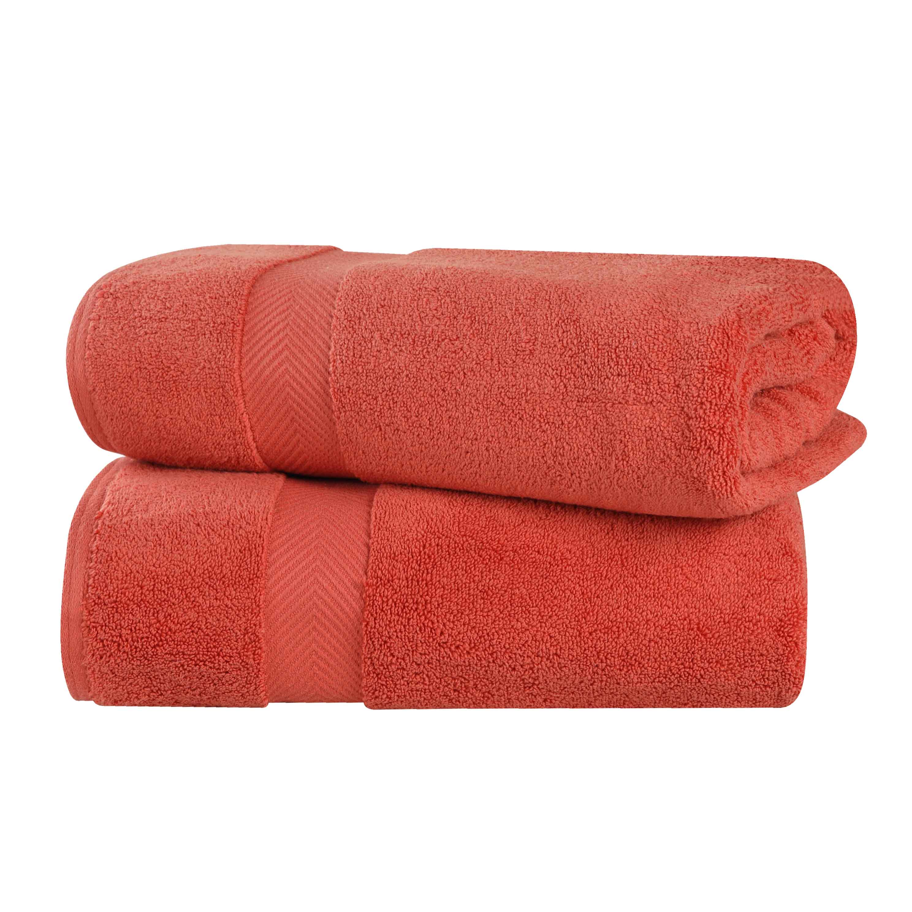 Premium Cotton Zero Twist 2-Piece Bath Sheet Towel Set - Ultra Soft & Absorbent for Spa, Bathroom & Beach Use