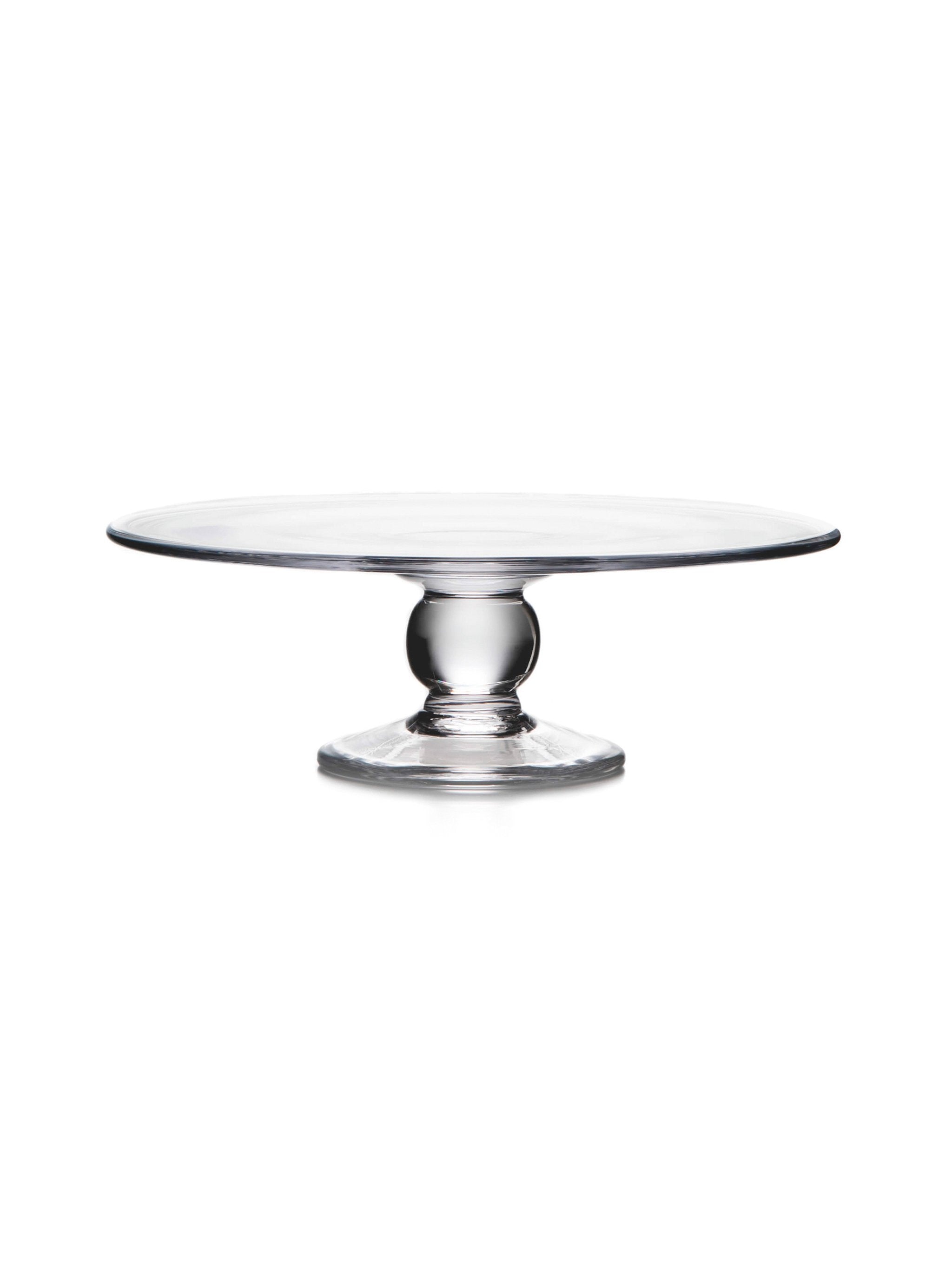 Simon Pearce Hartland Large Cake Plate - Elegant Ceramic Serving Dish for Wedding, Birthday & Holiday Desserts