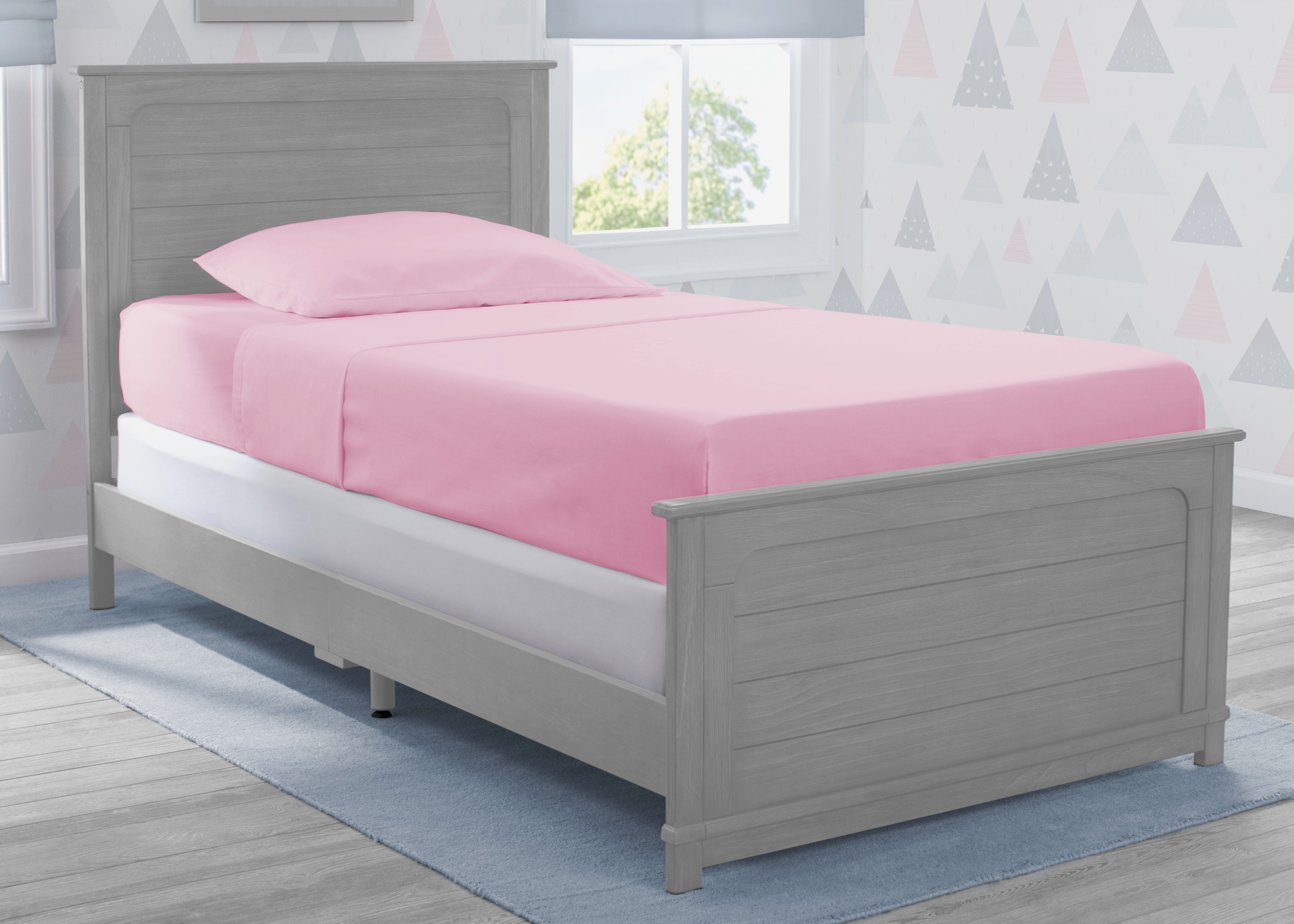 3 Piece Twin Sheet Set - Soft & Breathable 100% Cotton Bed Sheets for Kids & Teens - Perfect for Dorm, Bedroom, and Sleepovers
