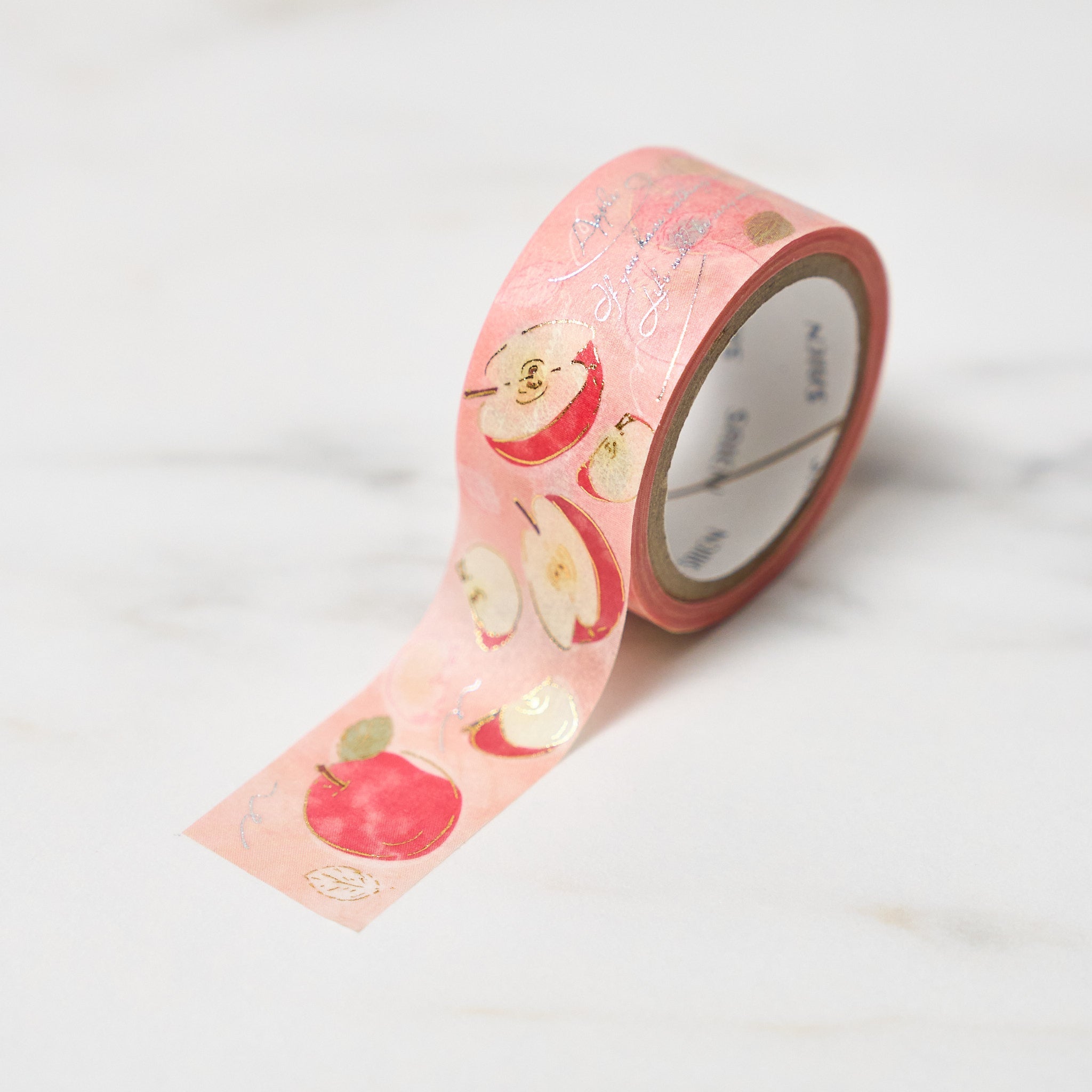Fruit Time Series Foil Masking Tape - Decorative Washi Tape for Scrapbooking, Journaling, DIY Crafts & Gift Wrapping - SAIEN Brand