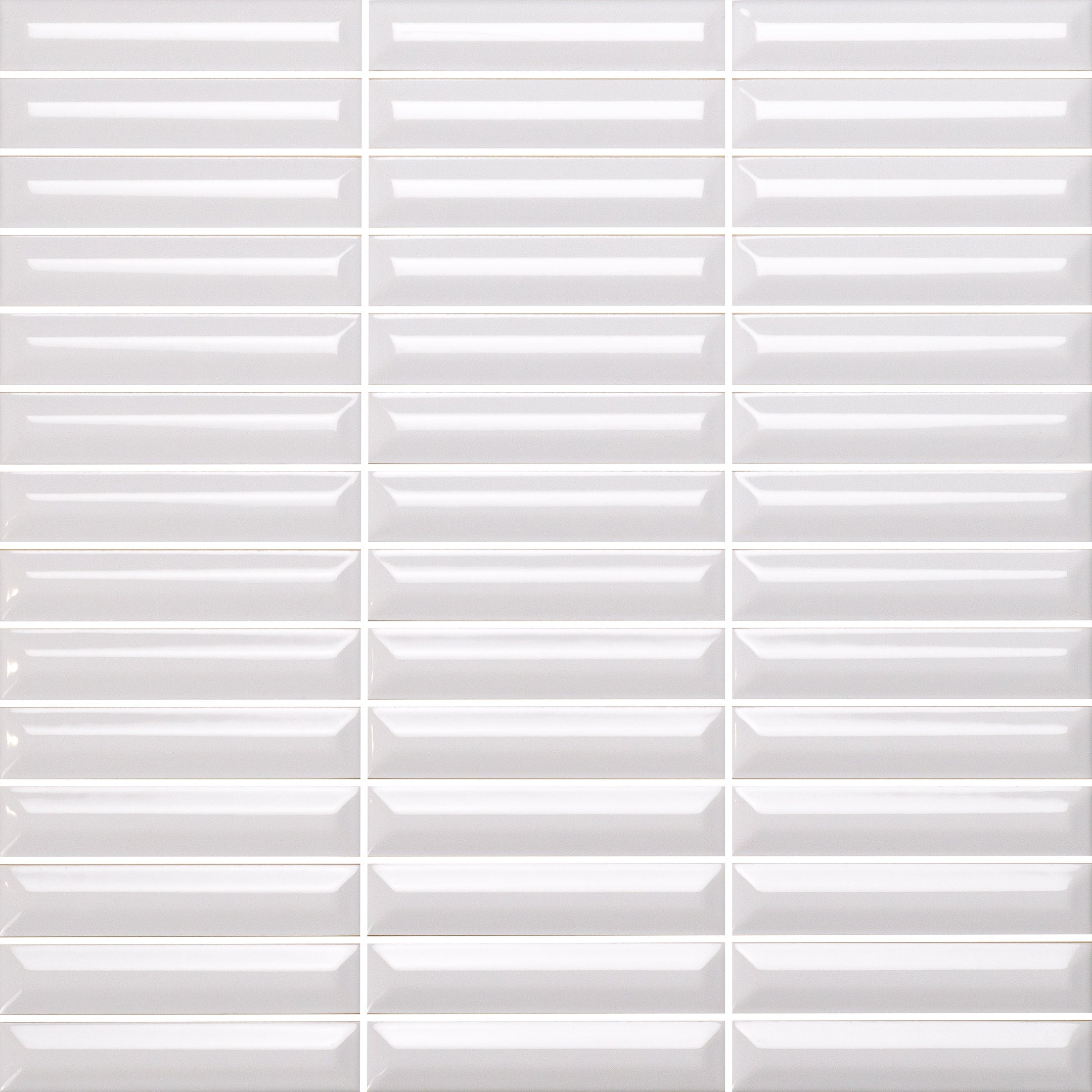 Premium Hashi Curve Kit Kat Fluted Wall Tile - Elegant Textured Ceramic Tiles for Modern Kitchen Backsplash & Bathroom Decor