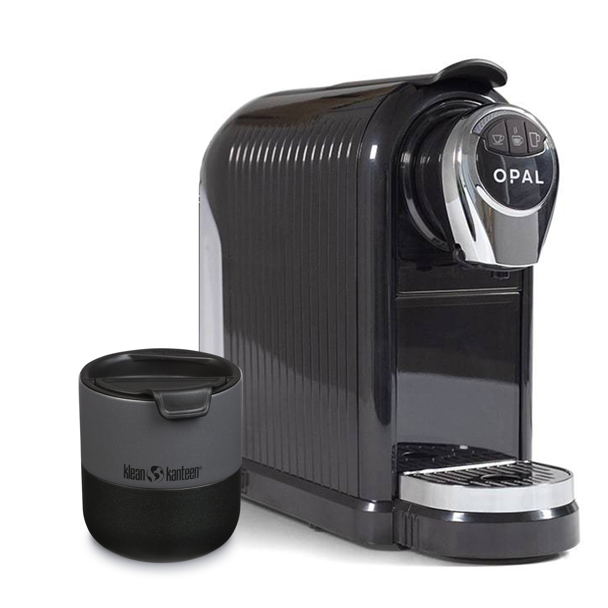 Premium OPAL Coffee Maker with 12oz Rise Lowball Tumbler Set - Perfect for Home Brewing, Office Use & Travel Coffee Lovers
