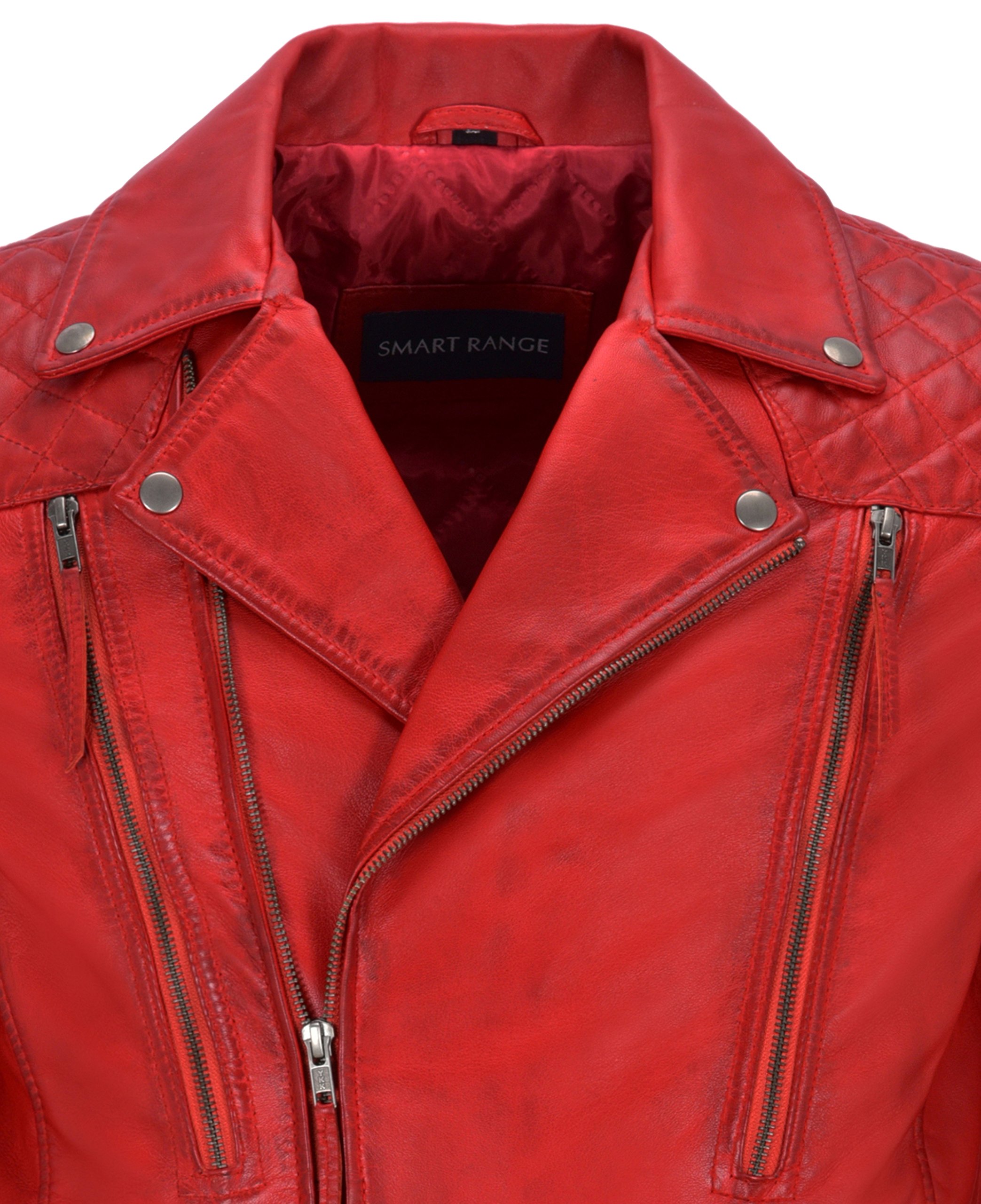 Premium Men's Real Leather Jacket - Genuine Lambskin Napa Biker Motorcycle Jacket Style 3205 | Durable & Stylish for Riding, Casual Wear & Outdoor Adventures