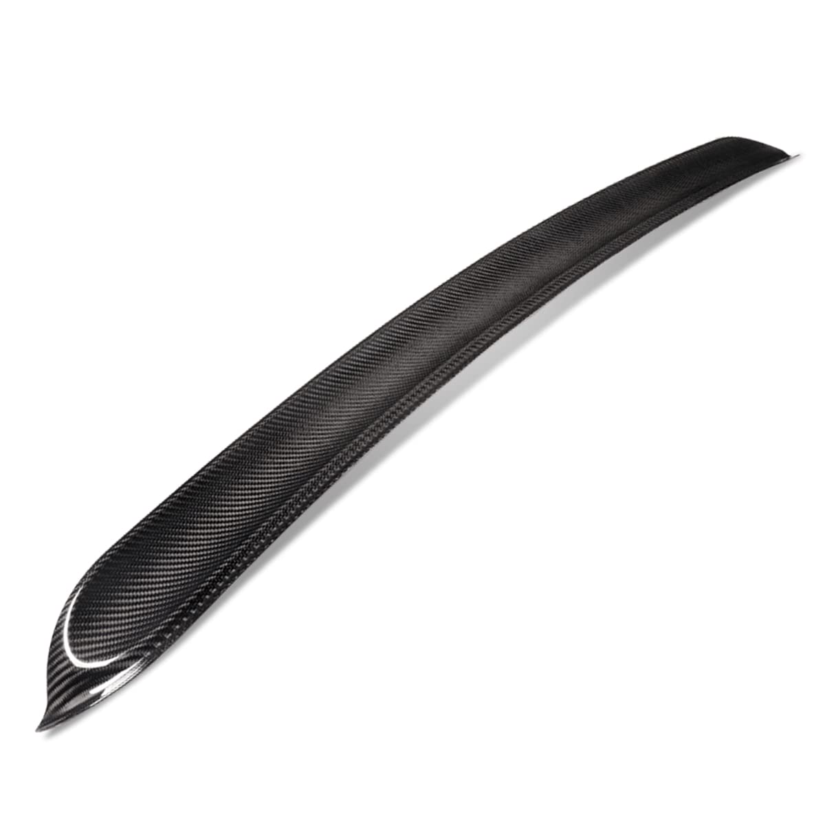 DNA MOTORING 2-RSP-7503-CF Carbon Fiber Rear Window Roof Spoiler Wing for 2008-2021 Dodge Challenger - Enhance Style & Aerodynamics for Street Racing & Car Shows
