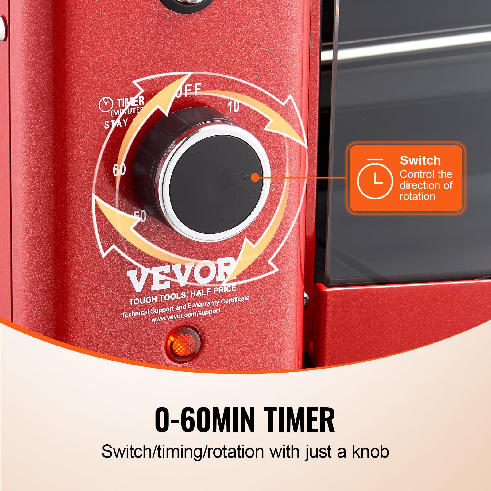 VEVOR Electric Shawarma Grill Machine - 2 String BBQ Rotisserie Oven for Chicken, Gyro & Doner Kebab | Commercial & Home Use | Perfect for Restaurants, Kitchen Parties & Outdoor Events