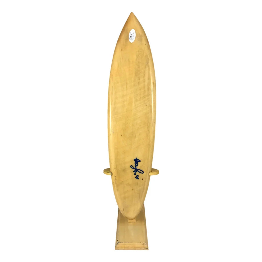 Coco Ho Hand Signed Wooden Mini Surf Board with Stand - Authentic Pro Surfer Autograph with JSA COA | Perfect for Surfing Fans, Collectors, and Home Decor