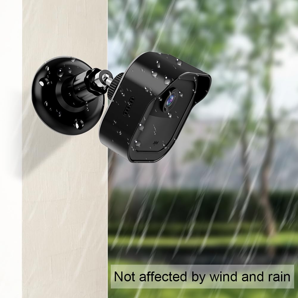 Blink Camera Wall Mount for Blink Outdoor (4th Gen & 3rd Gen) - Weatherproof Protective Housing, 360° Adjustable Security Camera Mount - Perfect for Home Surveillance & Outdoor Monitoring (Black)