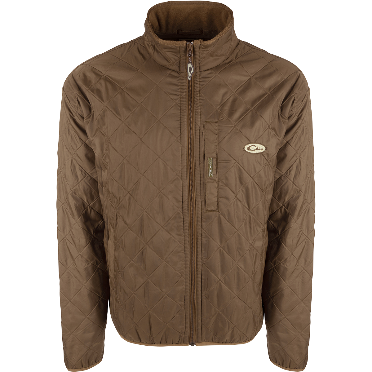 Delta Fleece Lined Quilted Jacket for Men & Women - Warm Winter Coat with Insulation, Windproof & Lightweight - Perfect for Outdoor Activities, Hiking & Casual Wear