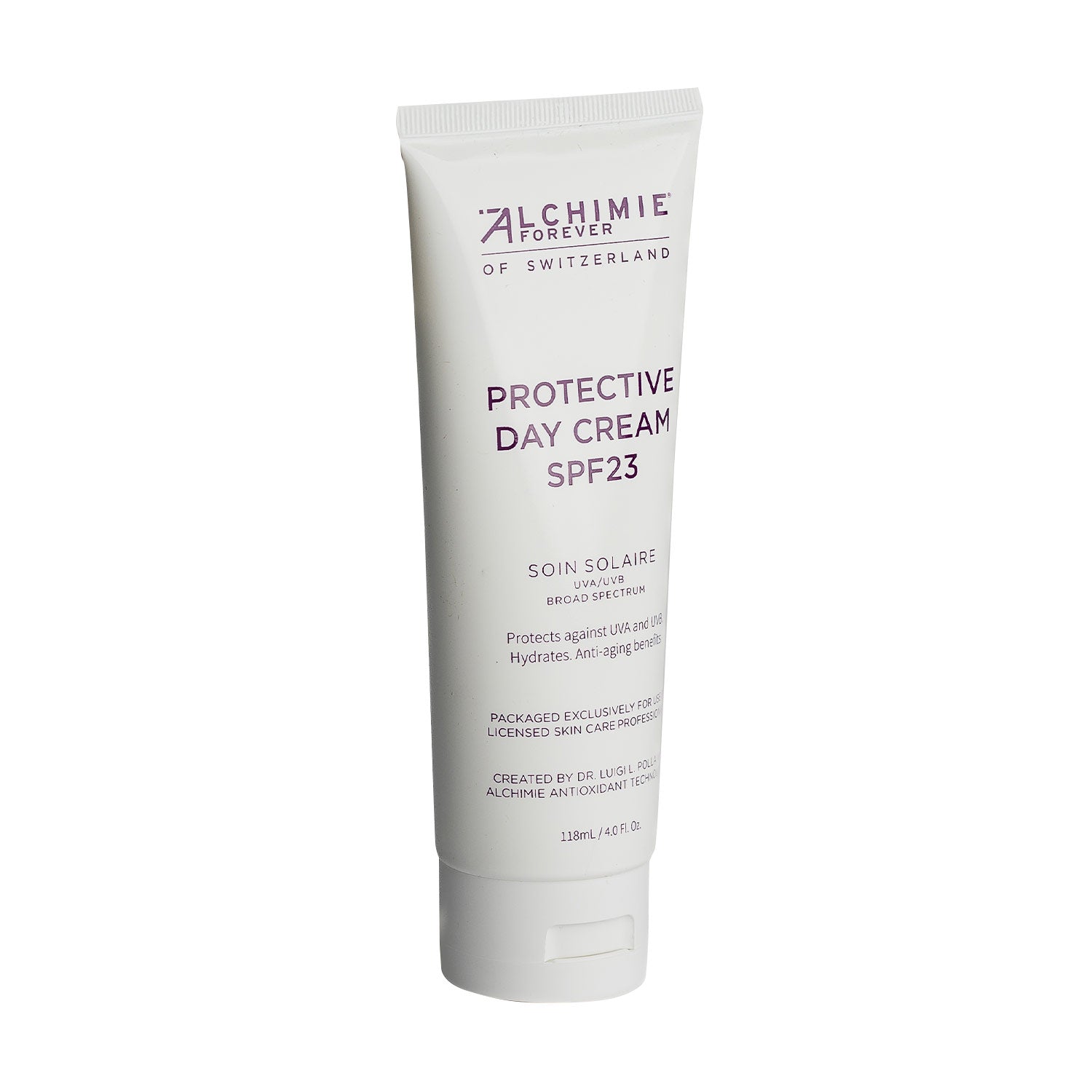 Alchimie Forever Protective Day Cream SPF 23 - 4 fl oz | Daily Moisturizer with Sun Protection for Face | Perfect for Dry Skin & Anti-Aging Routine