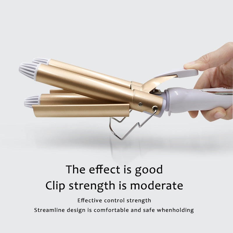 Professional Hair Curling Iron Wand - 1 Inch Ceramic Tourmaline Barrel for Long Lasting Curls & Waves - Perfect for Salon, Home Styling & Special Occasions