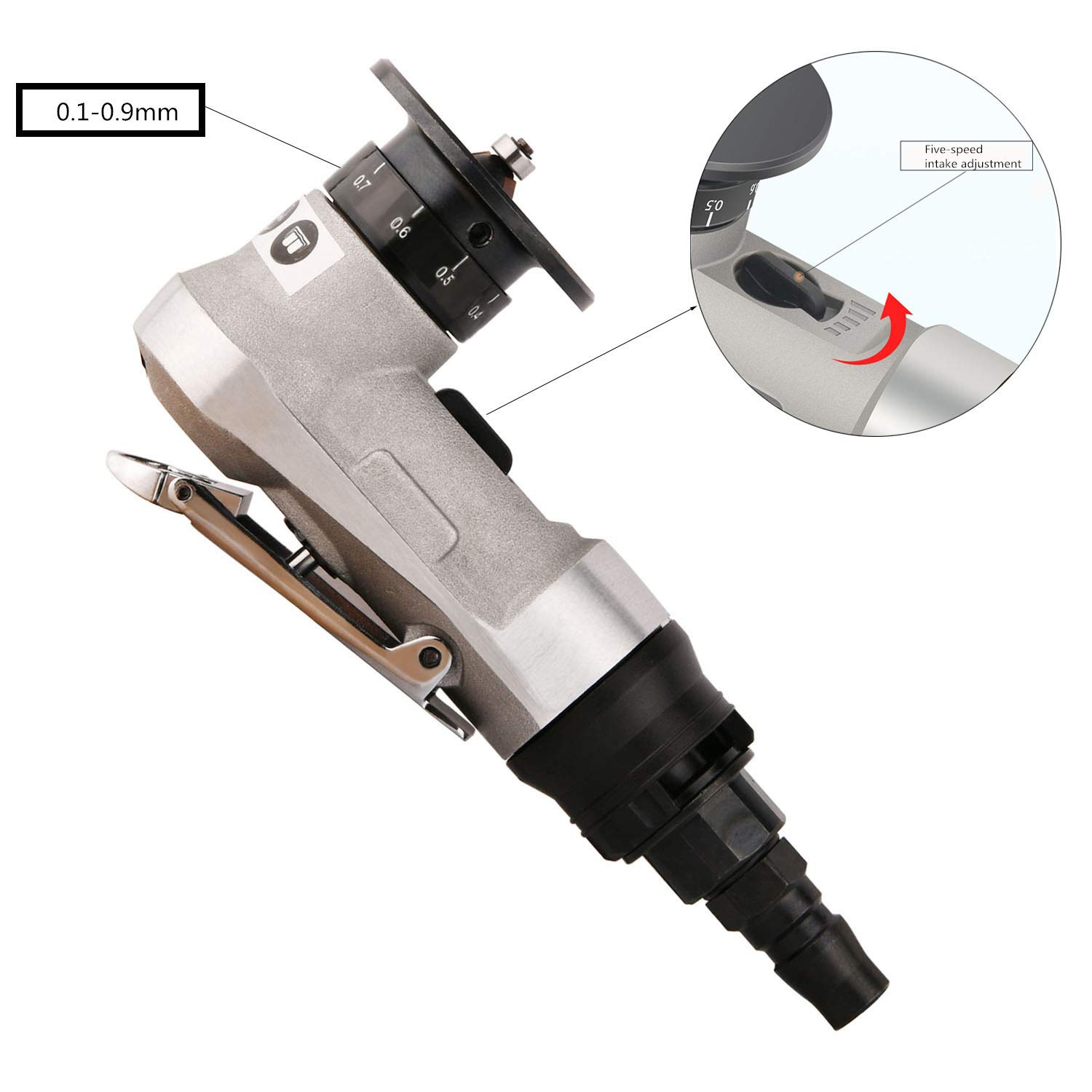 Portable Mini Pneumatic Chamfering Machine for Metal - 45 Degree Arc Burr Trimmer | Perfect for Metalworking, DIY Projects & Industrial Use