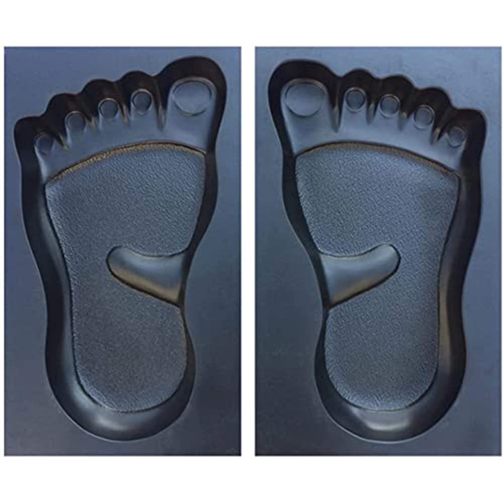 BE-STRONG 1 Pair DIY Stepping Stone Mold - Concrete Path Maker for Garden, Walkway & Patio | Plastic Cement Brick Mould | Manual Paving Tool for Outdoor Landscaping Projects