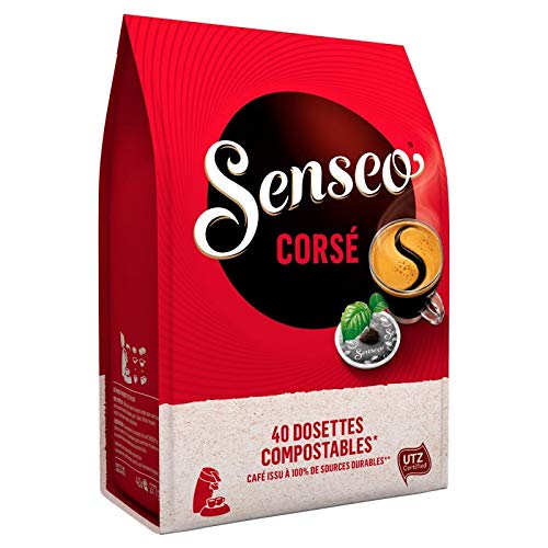 Senseo 277g Corsica Coffee Pods (Pack of 3) - Compatible with Senseo Machines, Rich Aroma, Medium Roast - Perfect for Home, Office, or Breakfast Use