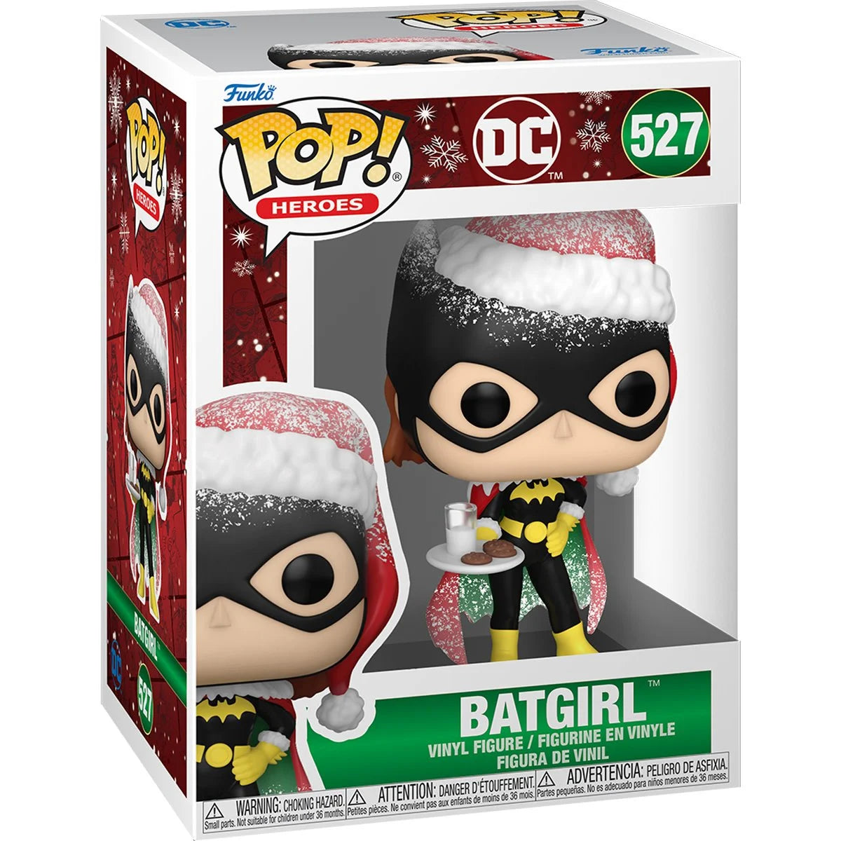 DC Comics Holiday 2024 Batgirl Funko Pop! Vinyl Figure #527 - Collectible Christmas Gift for Superhero Fans & Pop Culture Enthusiasts - Perfect for Display, Gifting, and Comic Book Collections