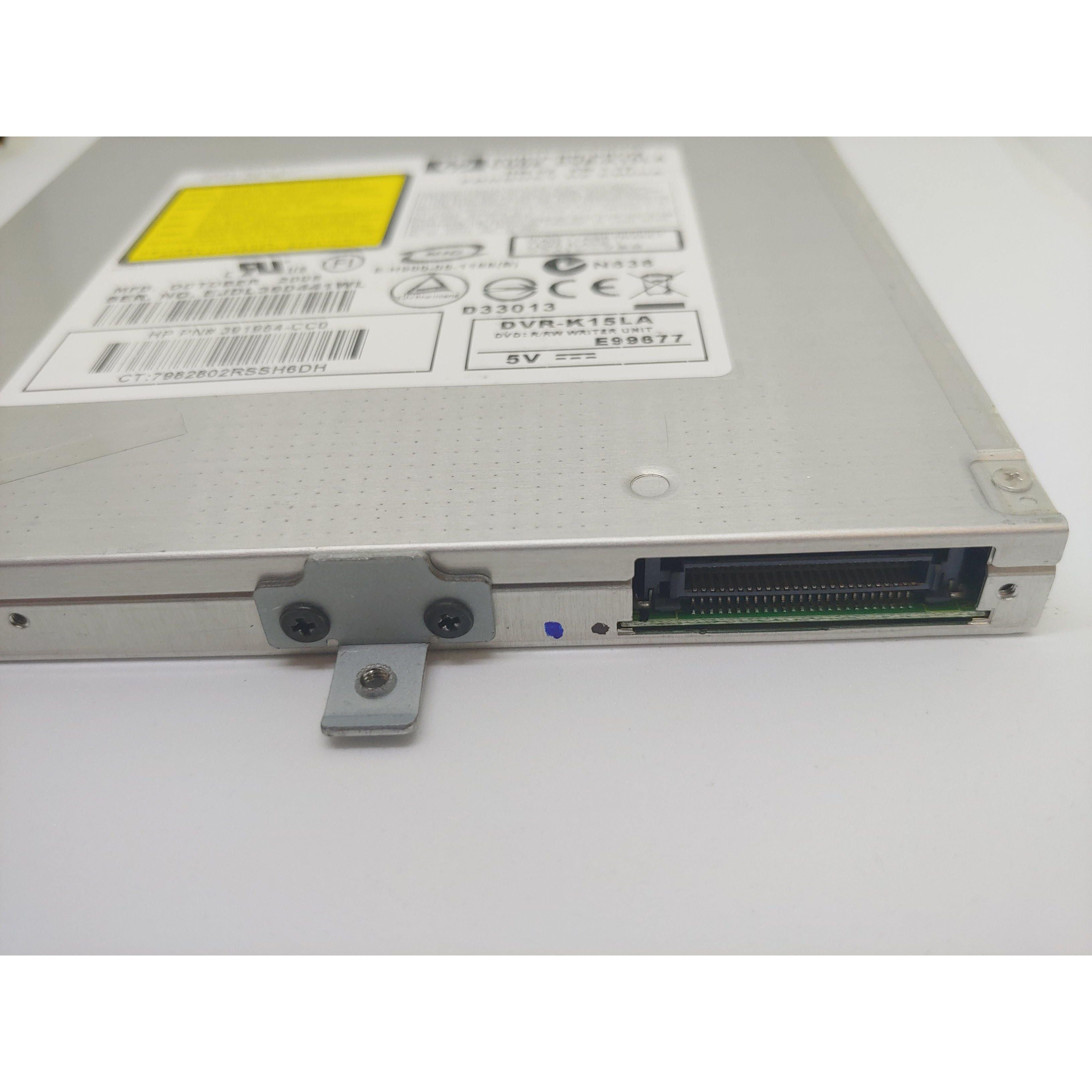 HP CD/DVD RW DL Optical Drive - DVR K15LA 391954 CC0 - External USB Laptop DVD Burner for Windows & Mac - Perfect for Data Backup, Media Playback & Disc Burning