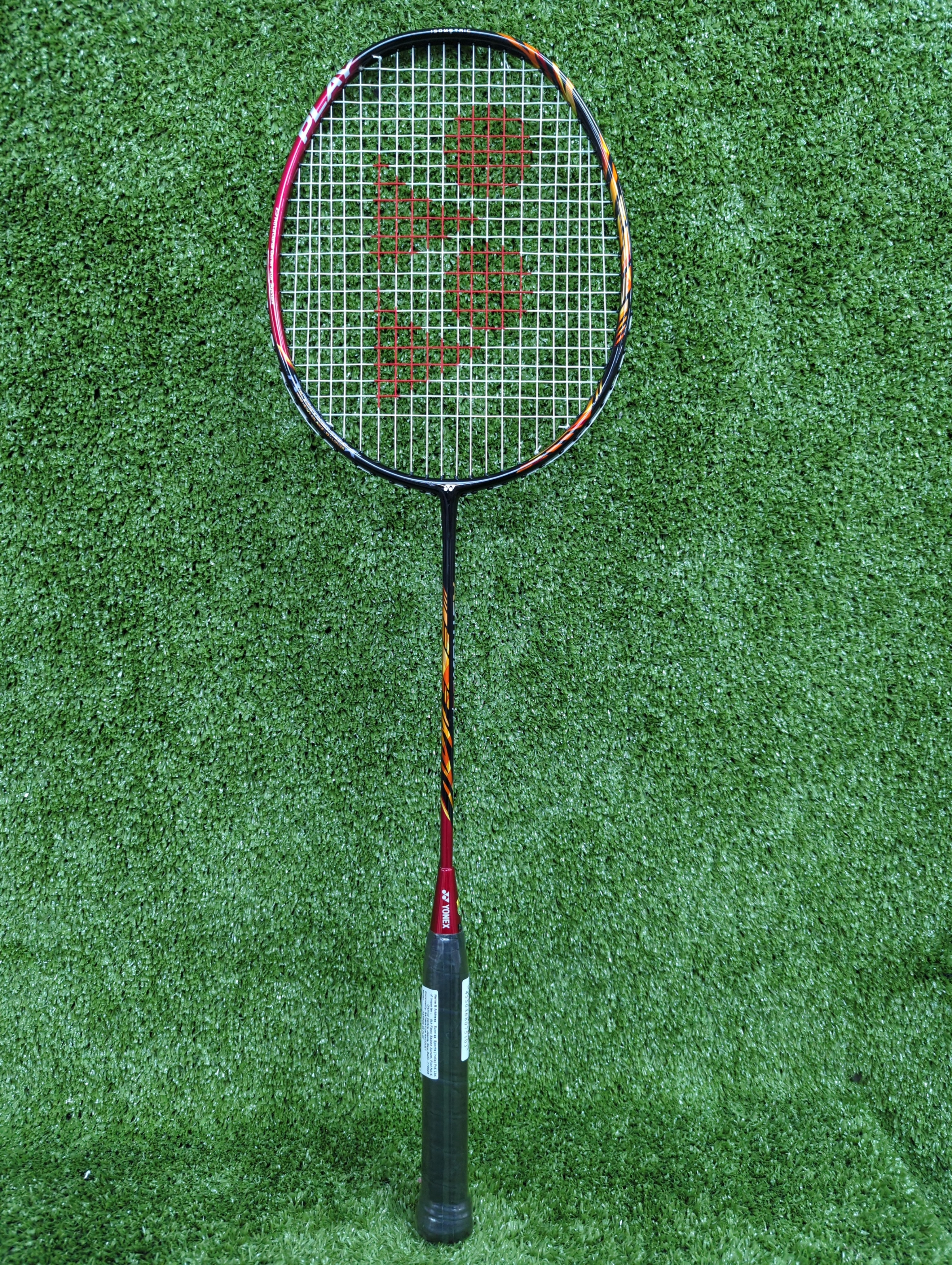 Yonex Astrox 99 Play Cherry Sunburst Badminton Racket - Prestrung Professional Racquet for Advanced Players | Perfect for Tournaments & Training | Made in China