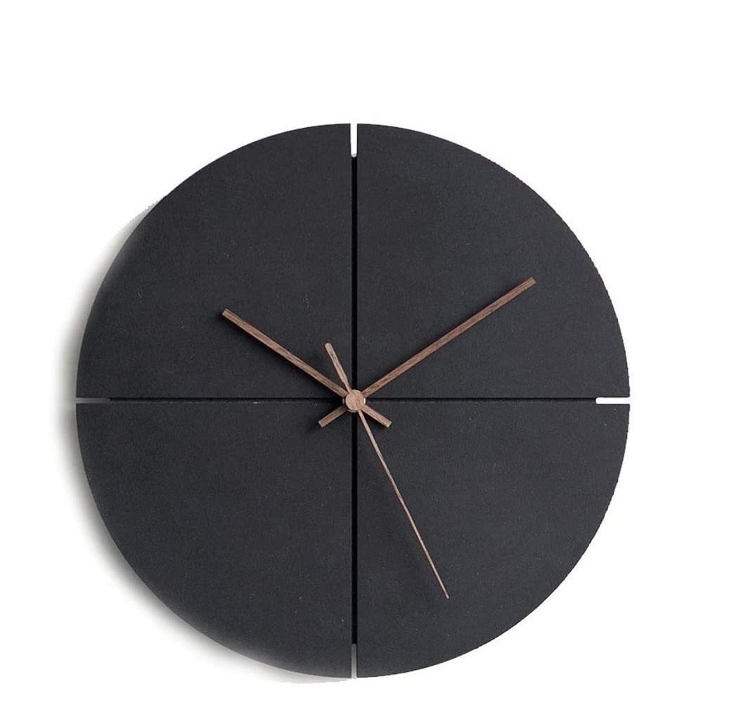 Modern Silent Non-Ticking Wall Clock - Round Easy to Read Decorative Wall Clock for Living Room, Bedroom & Home Office | Perfect for Home Decor, Gift & Interior Design
