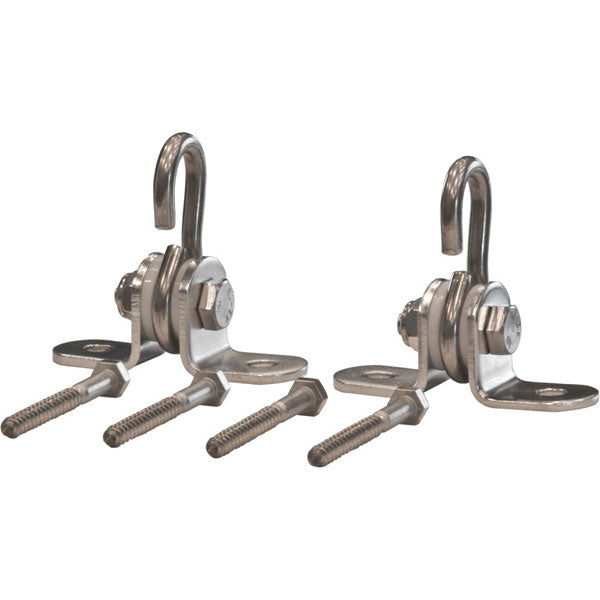 Premium Wood & Stainless Steel Swing Hanger Kit - Heavy Duty Outdoor Swing Set Hardware for Backyard, Garden, and Playground Installation