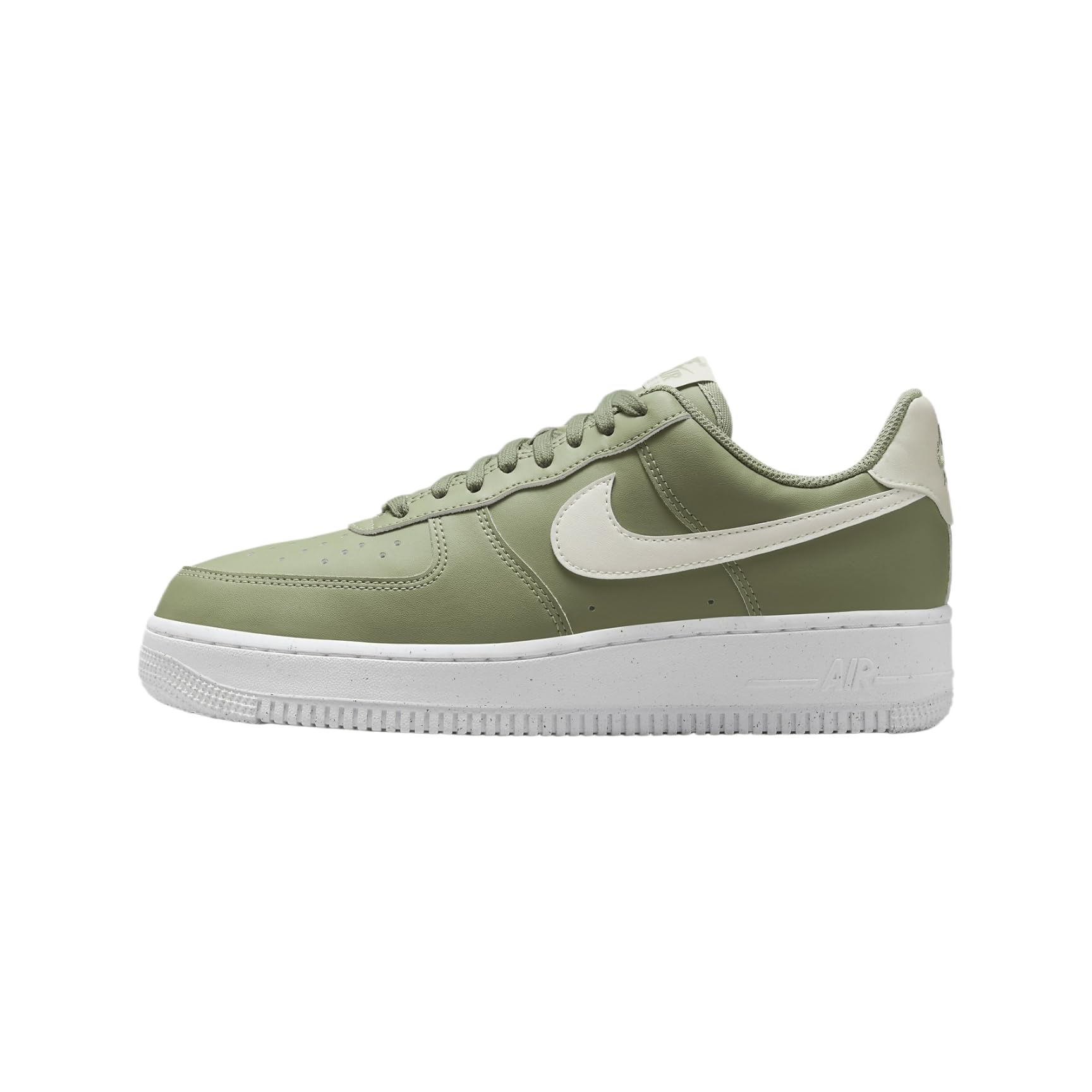Nike Air Force 1 '07 Women's Shoes - Oil Green/White/Gum Medium Brown/Sea Glass (HF5062-386) | Size 6 | Casual Sneakers for Everyday Wear, Street Style & Athletic Fashion