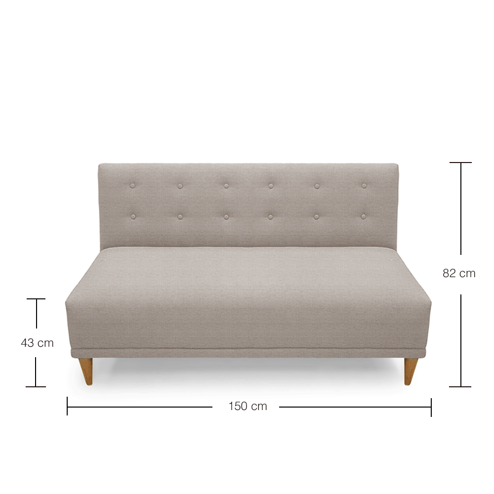 Arden 2 Seater Sofa - Modern Comfortable Loveseat for Living Room, Small Space & Apartment - Perfect for Relaxing, Entertaining & Home Decor