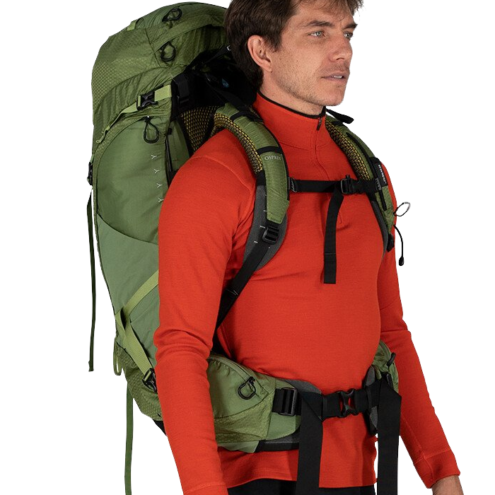 Atmos 50L Backpack - Lightweight Hiking Backpack for Men & Women, Waterproof Travel Backpack with Adjustable Straps - Perfect for Camping, Trekking & Outdoor Adventures