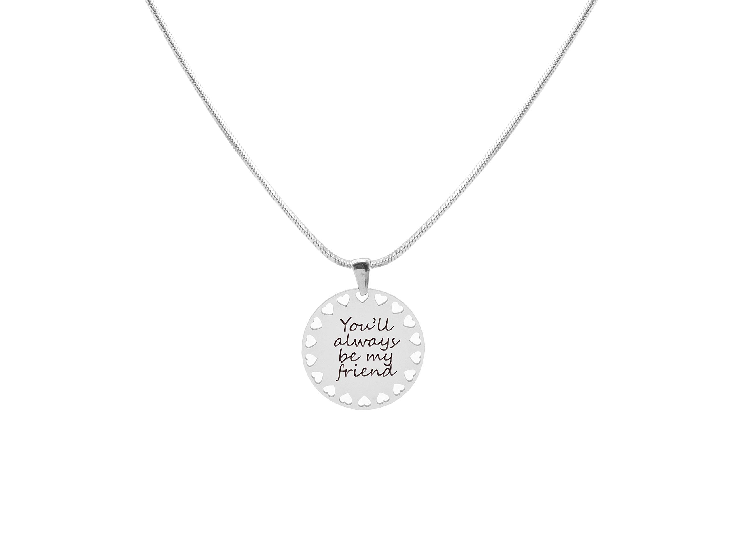 Pink Box Inspirational Heart Necklace - Elegant Gift for Women, Mothers, Girlfriends - Perfect for Valentine's Day, Anniversary & Special Occasions